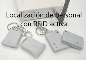 localización de personal con rfid activa