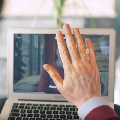 hitachi hand gesture technology - aplicação login para windows